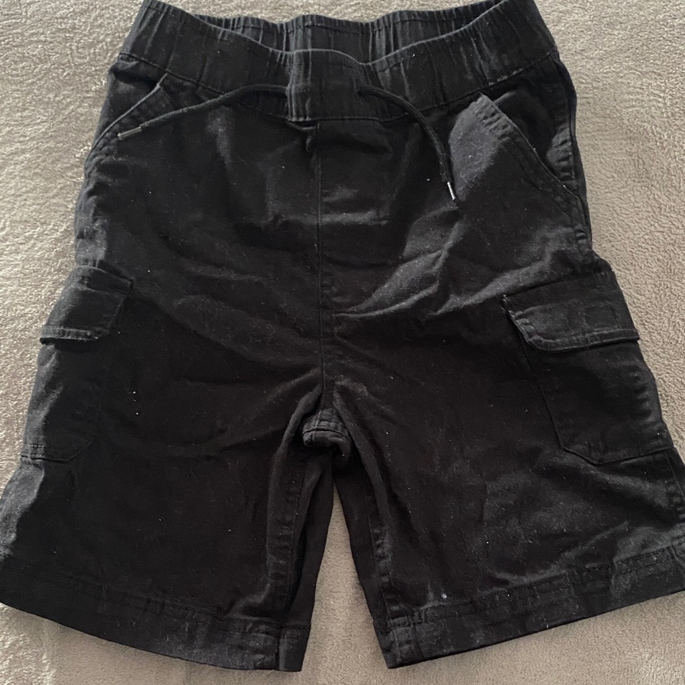 Black Cargo Shorts